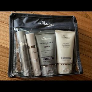 Brand new never used SkinMedica sample pack with make up bag